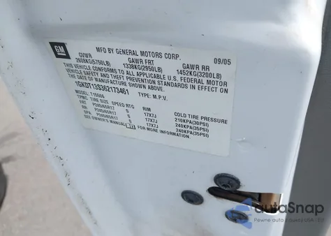 2006 GMC Envoy Slt z USA, uszkodzony, nr VIN 1GKDT13S362173461